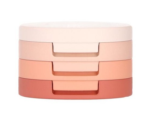 Kaja, Beauty Bento, Bouncy Chrome, Shimmer & Matte Eyeshadow Trio, 16 Peach Madeline, 0.14 oz (4.1 g)