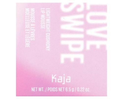Kaja, Love Swipe, Lightweight Cushiony Lip Mousse, 01 Call Me, 0.22 oz (6.5 g) Kaja, Love Swipe, Lightweight Cushiony Lip Mousse, 01 Call Me, 0.22 oz (6.5 g)
