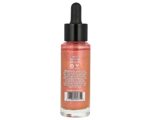 Black Radiance, Liquid Radiance Highlighter, 9311 Weight in Rose, 1 fl oz (30 ml)