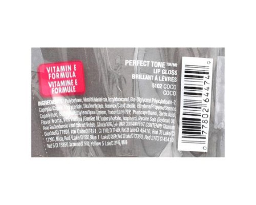 Black Radiance, Perfect Tone, Lip Gloss, 5102 Coco, 0.4 fl oz (11.8 ml)