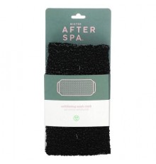 AfterSpa, Exfoliating Wash Cloth, Black, 1 Wash Cloth