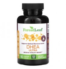 Forest Leaf, DHEA Ultra , 100 mg , 90 Vegetable Capsules
