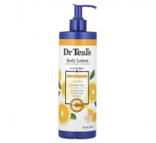 Dr. Teal's, Body Lotion, Moisture + Radiant, Citrus, 18 fl oz (532 ml)