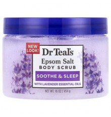 Dr. Teal's, Epsom Salt Body Scrub, Lavender, 16 oz (454 g)