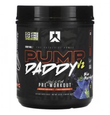 RYSE, Pump Daddy V2, Non-Stim Pre-Workout, Blue Raspberry, 1.44 lb (652 g)