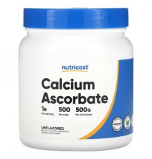 Nutricost, Calcium Ascorbate, Unflavored, 17.6 oz (500 g) (Discontinued Item)