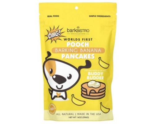 Bark Bistro, Worlds First Pooch Pancakes, Barking Banana, 14 oz (396 g) Bark Bistro, Worlds First Pooch Pancakes, Barking Banana, 14 oz (396 g)