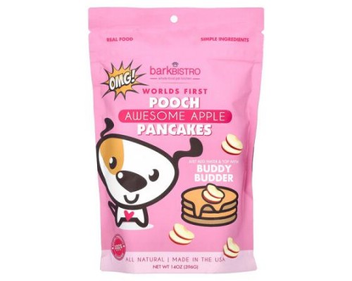 Bark Bistro, Worlds First Pooch Pancakes, Awesome Apple, 14 oz (396 g) Bark Bistro, Worlds First Pooch Pancakes, Awesome Apple, 14 oz (396 g)