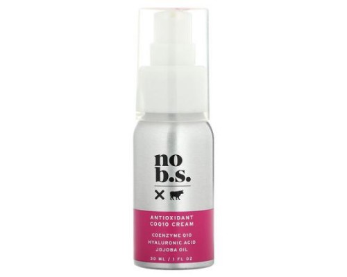 No BS Skincare, Antioxidant COQ10 Cream, 1 fl oz (30 ml) No BS Skincare, Antioxidant COQ10 Cream, 1 fl oz (30 ml)