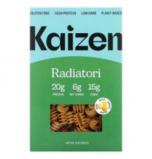 Kaizen, Radiatori, Gluten Free, High Protein, Low Carb, Plant-Based, 8 oz (226 g)