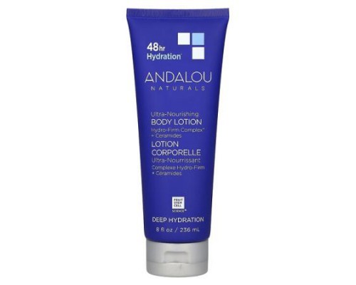 Andalou Naturals, Ultra-Nourishing Body Lotion, Deep Hydration, 8 fl oz (236 ml) Andalou Naturals, Ultra-Nourishing Body Lotion, Deep Hydration, 8 fl oz (236 ml)
