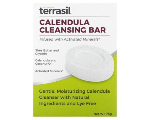 Terrasil, Calendula Cleansing Bar, 75 g