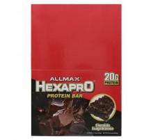 ALLMAX, Hexapro™, Protein Bar, Chocolate Fudge Brownie, 12 Bars, 1.9 oz (53 g) Each
