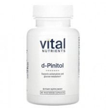 Vital Nutrients, d-Pinitol, 60 Vegetarian Capsules