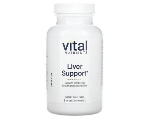 Vital Nutrients, Liver Support, 120 Vegan Capsules Vital Nutrients, Liver Support, 120 Vegan Capsules