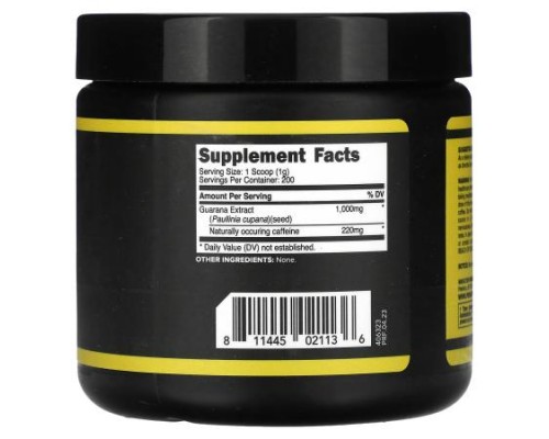 Primaforce, Guarana, Unflavored, 7 oz (200 g) Primaforce, Guarana, Unflavored, 7 oz (200 g)
