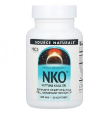 Source Naturals, NKO™, Neptune Krill Oil, 500 mg, 30 Softgels