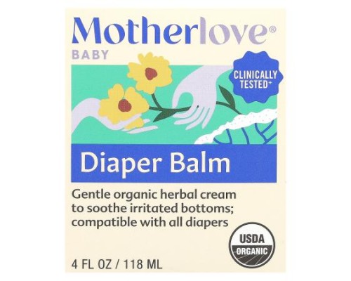 Motherlove, Baby, Diaper Balm, 4 fl oz (118 ml) Motherlove, Baby, Diaper Balm, 4 fl oz (118 ml)