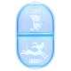 Ezy Dose, Pets, Daily AM/PM Pill Planner, Dogs, 1 Count