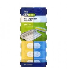 Ezy Dose, Weekly Easy Fill AM/PM Pill Organizer, 1 Count