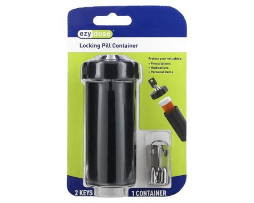Ezy Dose, Locking Pill Container, 1 Set Ezy Dose, Locking Pill Container, 1 Set