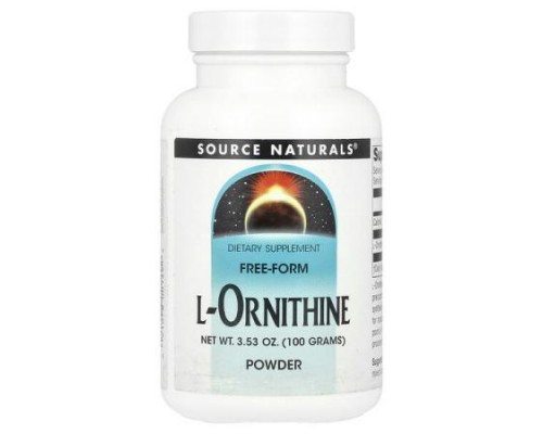 Source Naturals, L-Ornithine Powder, 3.53 oz (100 g) Source Naturals, L-Ornithine Powder, 3.53 oz (100 g)