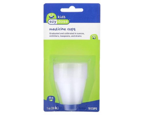 Ezy Dose, Kids, Medicine Cups, 10 Cups, 1 oz (30 ml) Ezy Dose, Kids, Medicine Cups, 10 Cups, 1 oz (30 ml)