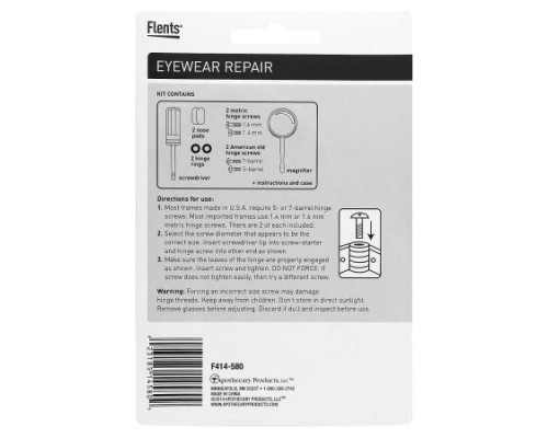 Flents, Eyewear Repair Kit and Magnifier, 2 Count Flents, Eyewear Repair Kit and Magnifier, 2 Count