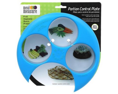 Flents, Meal Measure, Portion Control Plate, Blue, 1 Count Flents, Meal Measure, Portion Control Plate, Blue, 1 Count