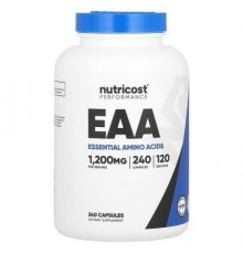 Nutricost, Performance, EAA, 240 Capsules