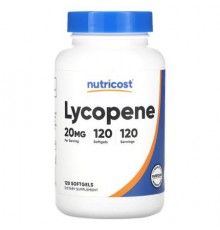 Nutricost, Lycopene, 20 mg, 120 Softgels