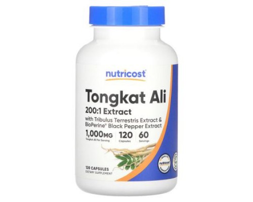Nutricost, Tongkat Ali, 120 Capsules