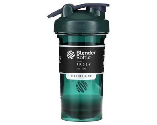 Blender Bottle, Pro Series, Pro24, FC Green, 24 oz (710 ml) Blender Bottle, Pro Series, Pro24, FC Green, 24 oz (710 ml)