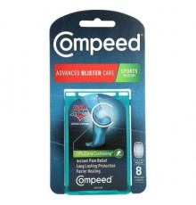 Compeed, Advanced Blister Care, Sports Medium , 8 Active Gel Cushions