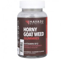 Havasu Nutrition, Horny Goat Weed Gummies, Raspberry , 60 Gummies