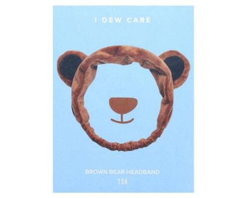 I Dew Care, Brown Bear Headband , 1 Count I Dew Care, Brown Bear Headband , 1 Count
