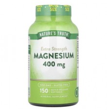 Nature's Truth, Magnesium, Extra Strength, 400 mg, 150 Quick Release Softgels