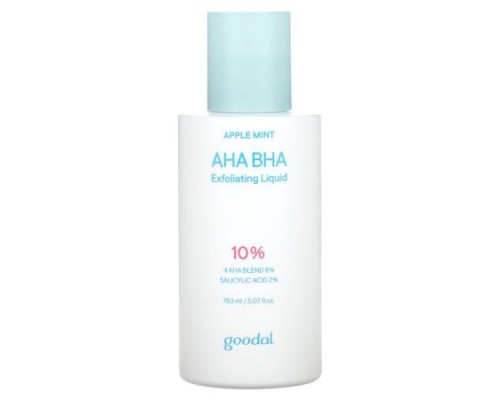 Goodal, AHA BHA Exfoliating Liquid, Apple Mint, 5.07 fl oz (150 ml)
