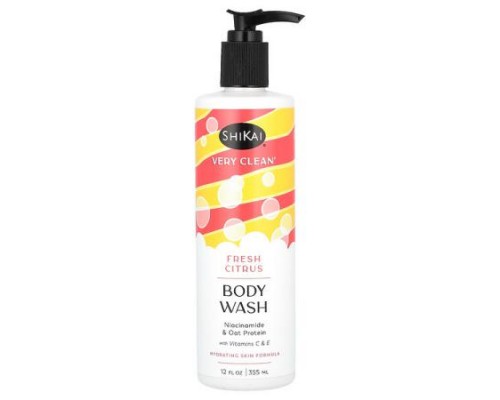 Shikai, Very Clean, Body Wash, Fresh Citrus, 12 fl oz (355 ml) Shikai, Very Clean, Body Wash, Fresh Citrus, 12 fl oz (355 ml)