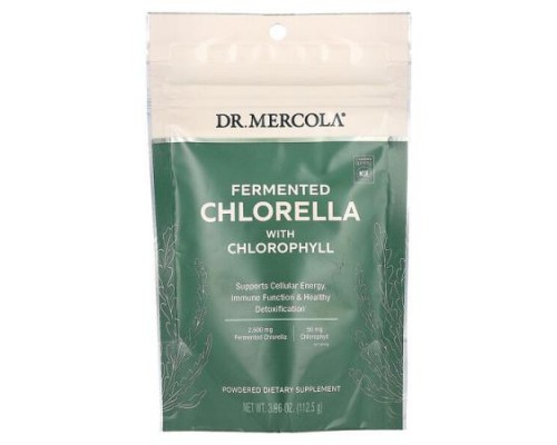 Dr. Mercola, Fermented Chlorella with Chlorophyll, 3.96 oz (112.5 g) Dr. Mercola, Fermented Chlorella with Chlorophyll, 3.96 oz (112.5 g)