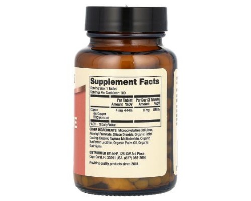 Dr. Mercola, Copper Bisglycinate, 180 Tablets (4 mg per Tablet) Dr. Mercola, Copper Bisglycinate, 180 Tablets (4 mg per Tablet)