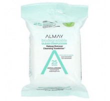 Almay, Makeup Remover Cleansing Towelettes, With Witch Hazel, 25 Wipes