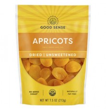 Good Sense, Apricots, Dried & Unsweetened, 7.5 oz (213 g)