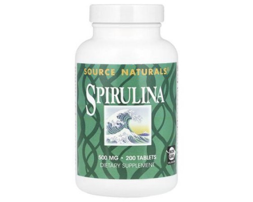 Source Naturals, Spirulina, 200 Tablets