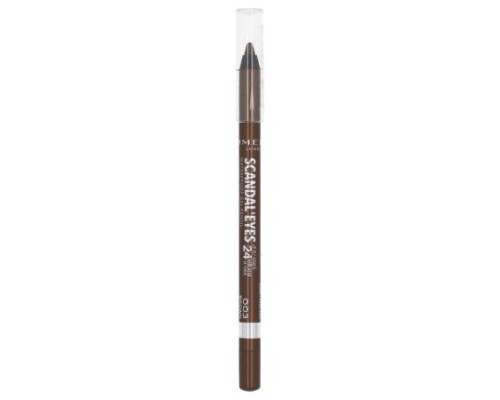 Rimmel London, Scandal'Eyes, Waterproof Gel Pencil, 003 Brown, 0.04 oz (1.3 g)