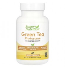 Super Nutrition, Green Tea Phytosome, 150 mg, 60 Veggie Capsules