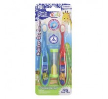 GuruNanda, Kids, Butter On Gums Toothbrush Set, Extra Soft, Ages 2+, 5 Piece Set