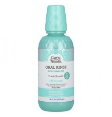 GuruNanda, Oral Rinse, Alcohol-Free, Wild Mint, 16 fl oz (473 ml)