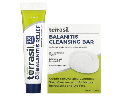 Terrasil, Serious Balanitis Relief 2 Product System, 2 Piece Kit