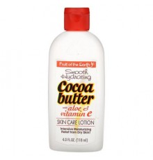 Fruit of the Earth, Skin Care Lotion, Cocoa Butter With Aloe & Vitamin E, 4 fl oz (118 ml)
